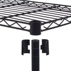 Scaffale metallico a 5 ripiani, larghezza 89,99 cm