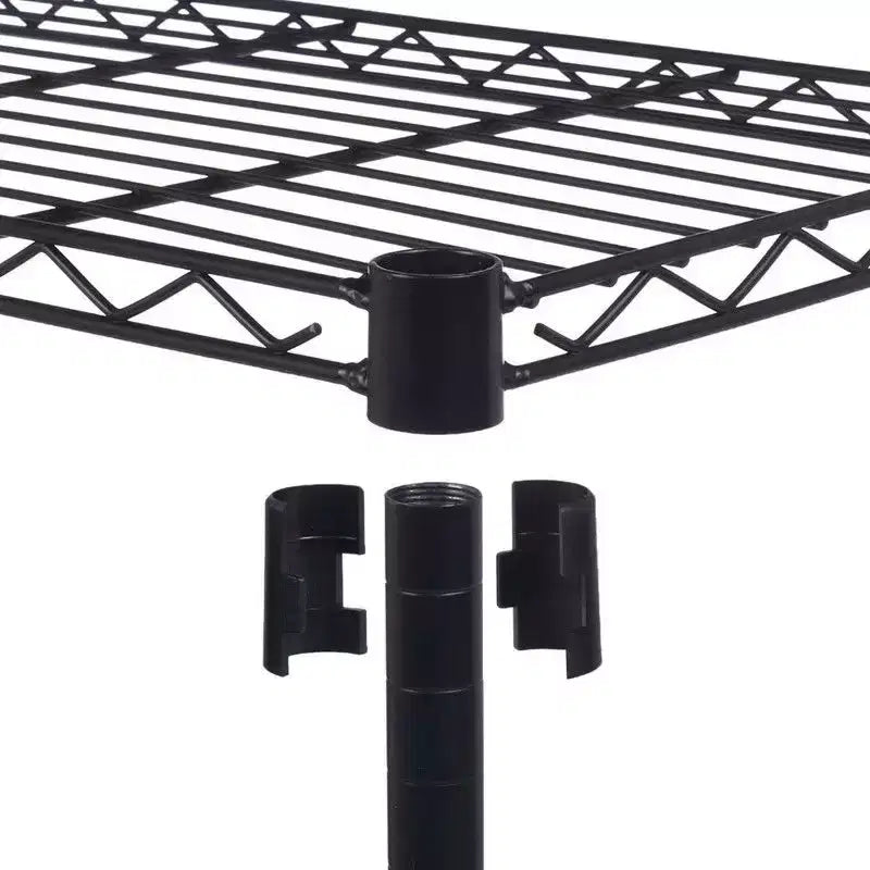 Scaffale metallico a 5 ripiani, larghezza 89,99 cm