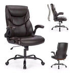 Sedia da ufficio ergonomica con braccioli ribaltabili e supporto lombare