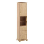 Mobiletto bagno a colonna da 172 cm con cassetti e ripiano regolabile