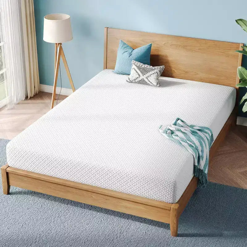 Materasso in memory foam con gel rinfrescante e supporto in carbone di bambù
