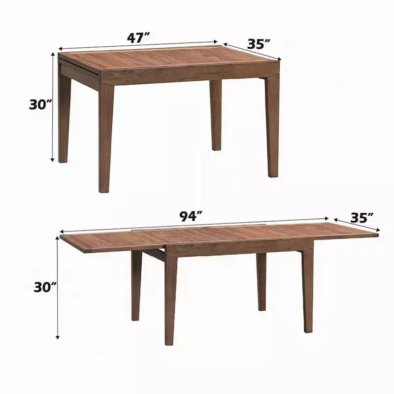 Tavolo da Pranzo Allungabile, 120-240 cm, per 10 Persone, Marrone Noce