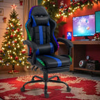 EROMMY Gaming Chair With Massager & Footrest