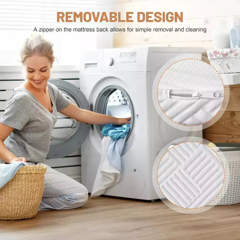 Materasso in Memory Foam da 8 Pollici – Rigidità Media, Infuso in Gel, Certificato CertiPUR-US