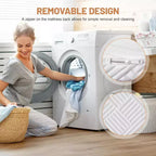Materasso in Memory Foam da 8 Pollici – Rigidità Media, Infuso in Gel, Certificato CertiPUR-US