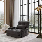 ALAULM Single-Seat Folding Sofa Bed, 2-in-1 Folding Couch Bed with Pillows, Adjustable Backrest, Armrest and Storage bag