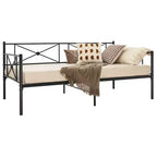 Struttura divano letto singolo in metallo con doghe – Divano letto, Bianco/Nero