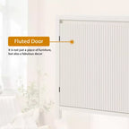 Credenza in Rattan con Ante e Ripiano