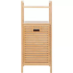 Hallow Laundry Basket with Shelf - STG1903 - Natural/Beige - Safavieh