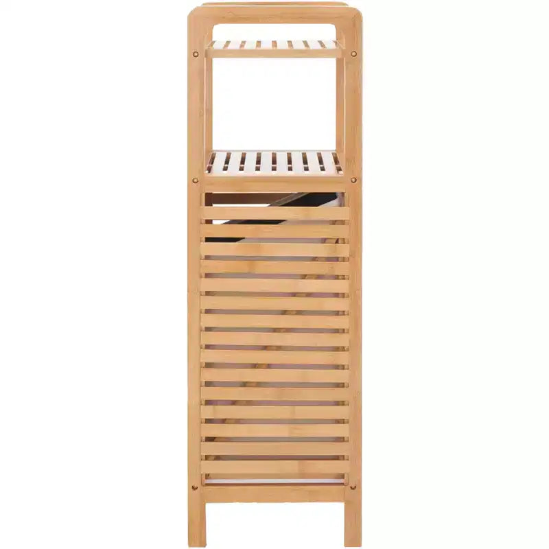 Cesto portabiancheria Hallow con ripiano - STG1903 - Naturale/Beige - Safavieh