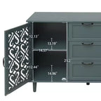 Credenza a buffet a 3 cassetti con 2 ante – Credenza contenitore larga 120 cm