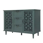 Credenza a buffet a 3 cassetti con 2 ante – Credenza contenitore larga 120 cm