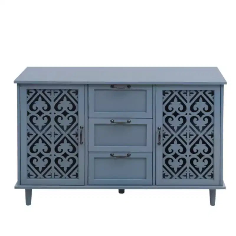 Credenza a buffet a 3 cassetti con 2 ante – Credenza contenitore larga 120 cm