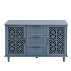 Credenza a buffet a 3 cassetti con 2 ante – Credenza contenitore larga 120 cm
