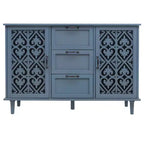 Credenza a buffet a 3 cassetti con 2 ante – Credenza contenitore larga 120 cm